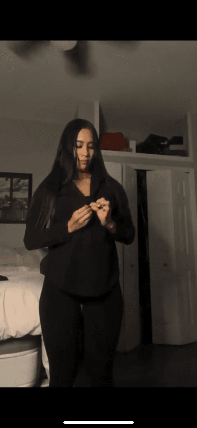 innocent latina strip tease