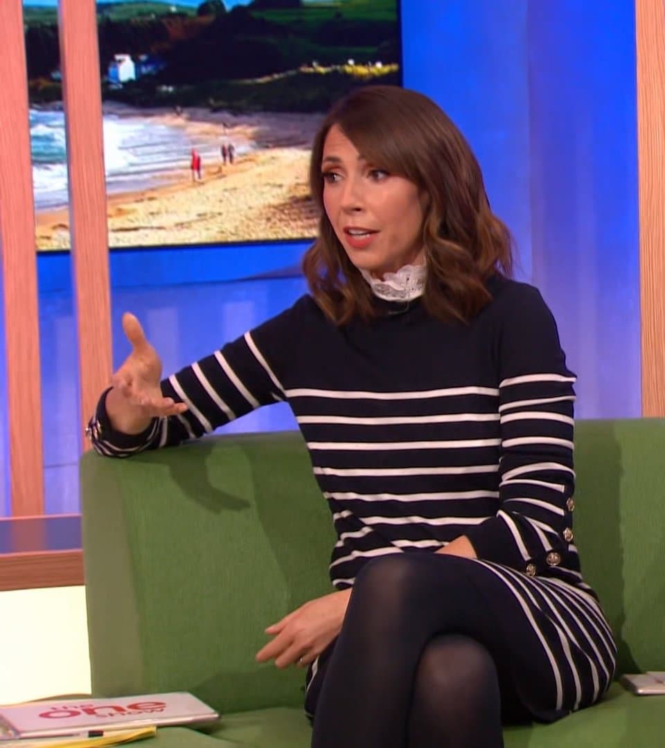 Alex jones in black tights slut