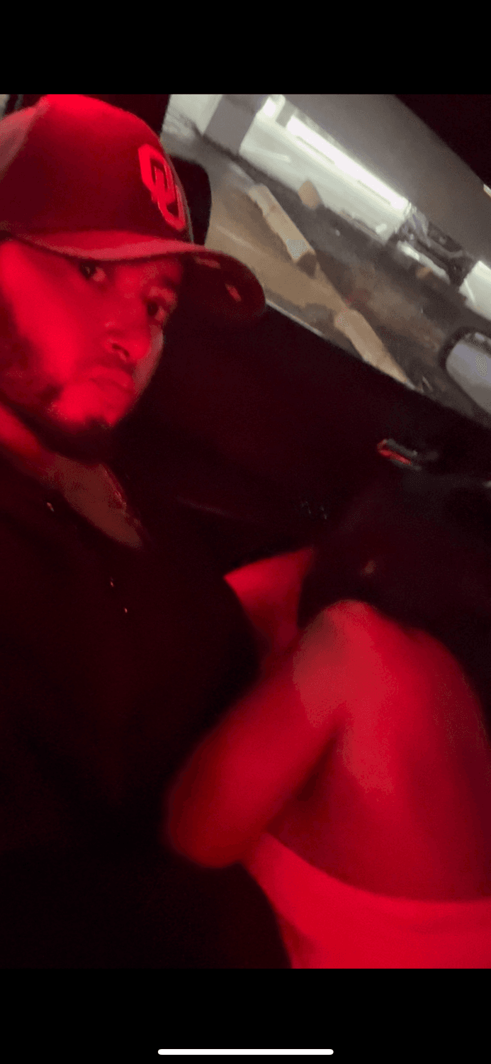 Party Pete getting car head in parking garage from middle eastern slut