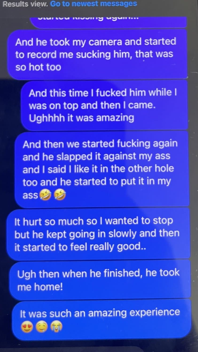 Found on girlfriend’s phone … there’s a video too