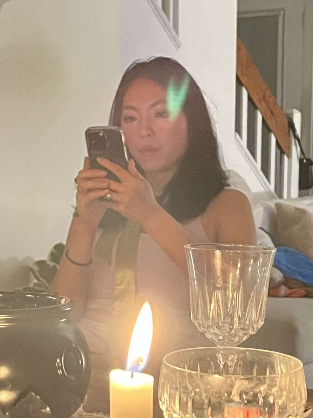 Risking Asian slut Gloria Tong dm or snap jmartin8857 to chat about her