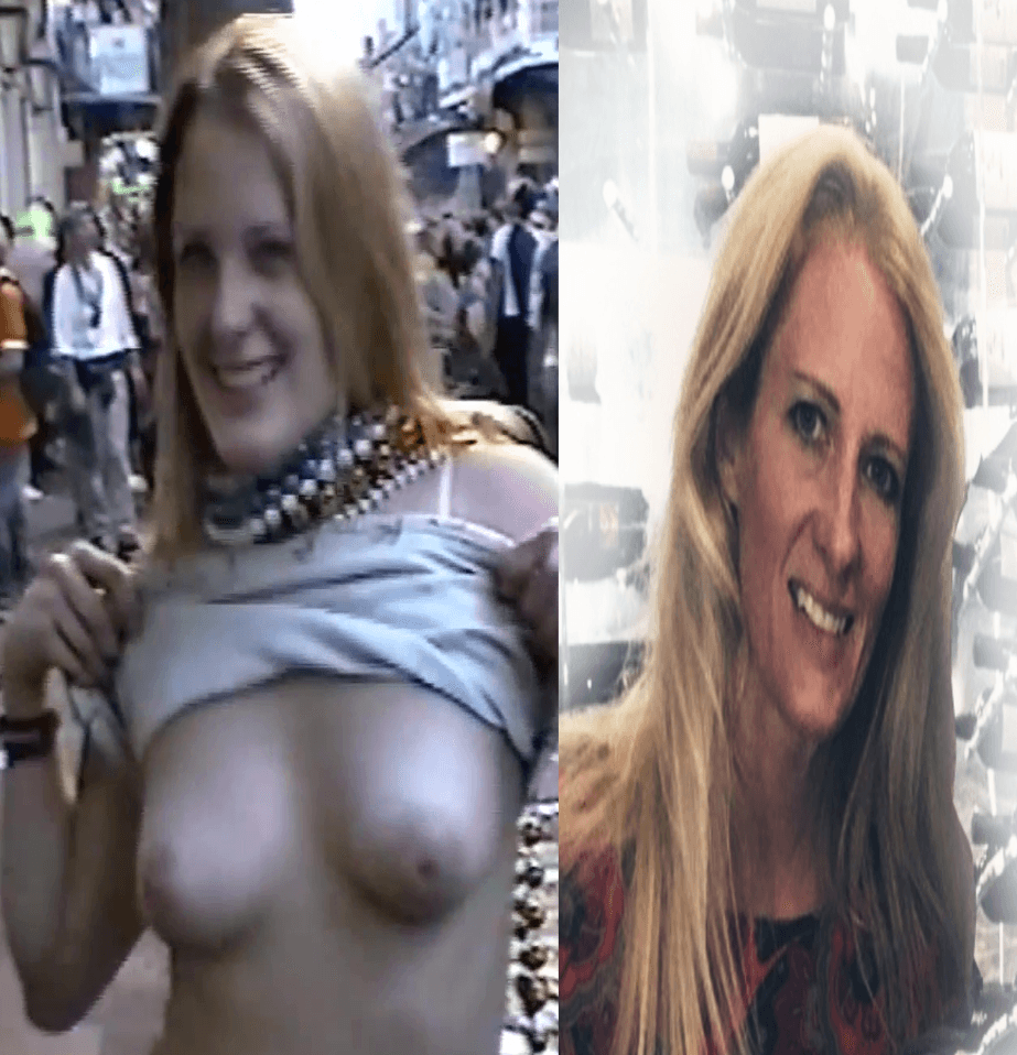 Yvette was proud to flash her little pale pretties at mardi gras