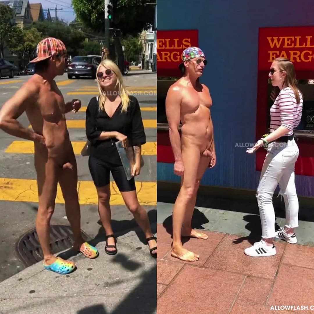 Bro talking to random women while naked ?