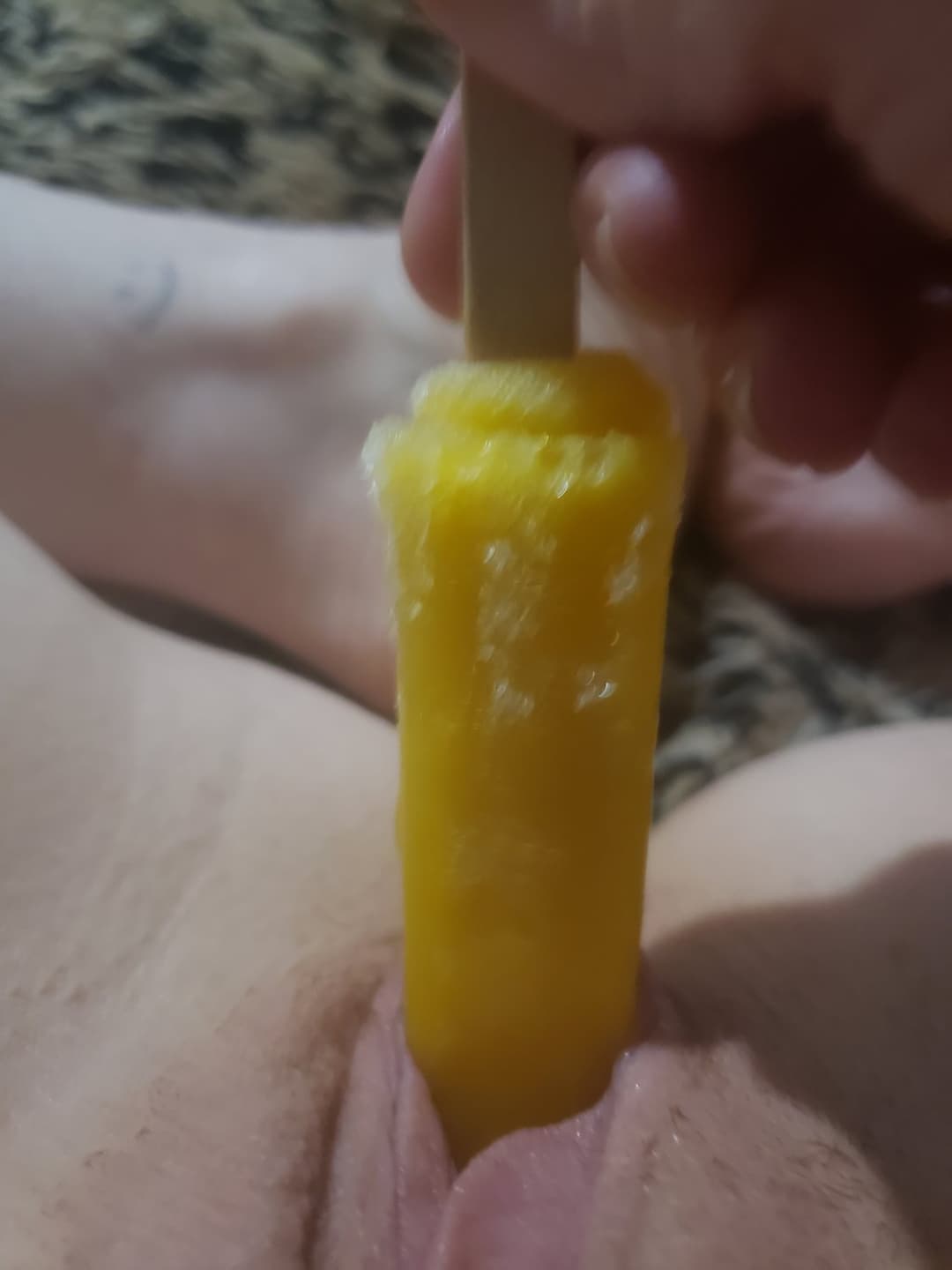 Cooling off after being a free use party favor at a hotel party