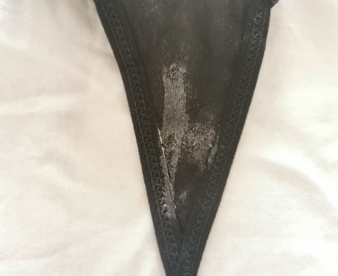 College teen gf Lorena Murro creamy panties (dm for them)