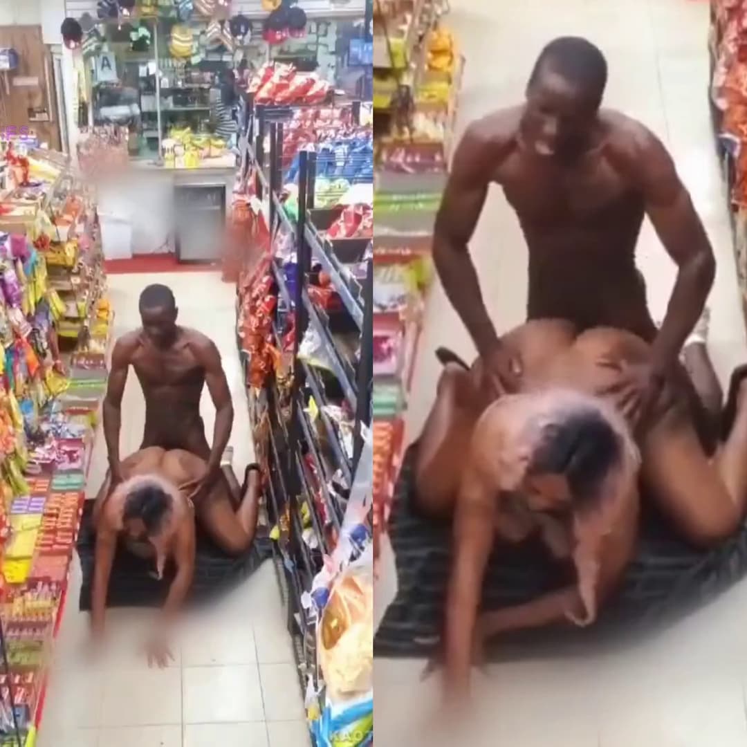 Clapping her cheeks in a convenience store