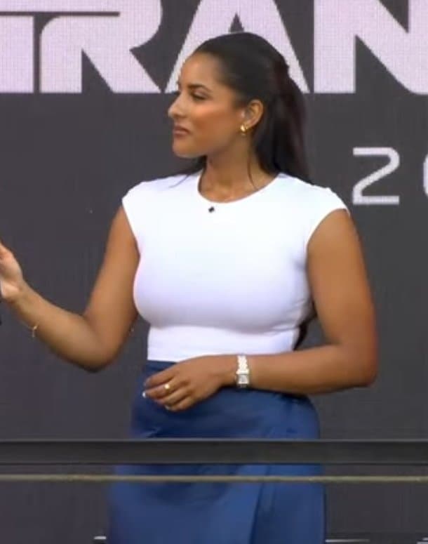 Just completed my 4th F1 season beating my cock to their brown desi presenter w huge curry cannons