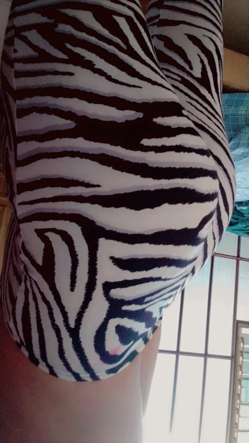 Culo en pijama de cebra