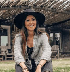 Rebecca Robertson Loflin.  The Asian in the family is a milf Christian whore working on a mom bod