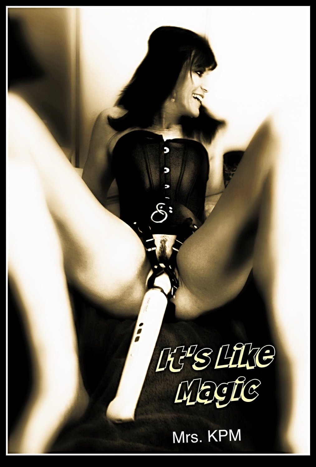 BDSM,  dominatrix wife, Bad girl visits the dungeon, for some major magic wand squirting and tied-up
