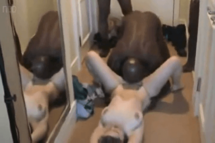 Click to view full size Blonde girl demolished in BBC gangbang