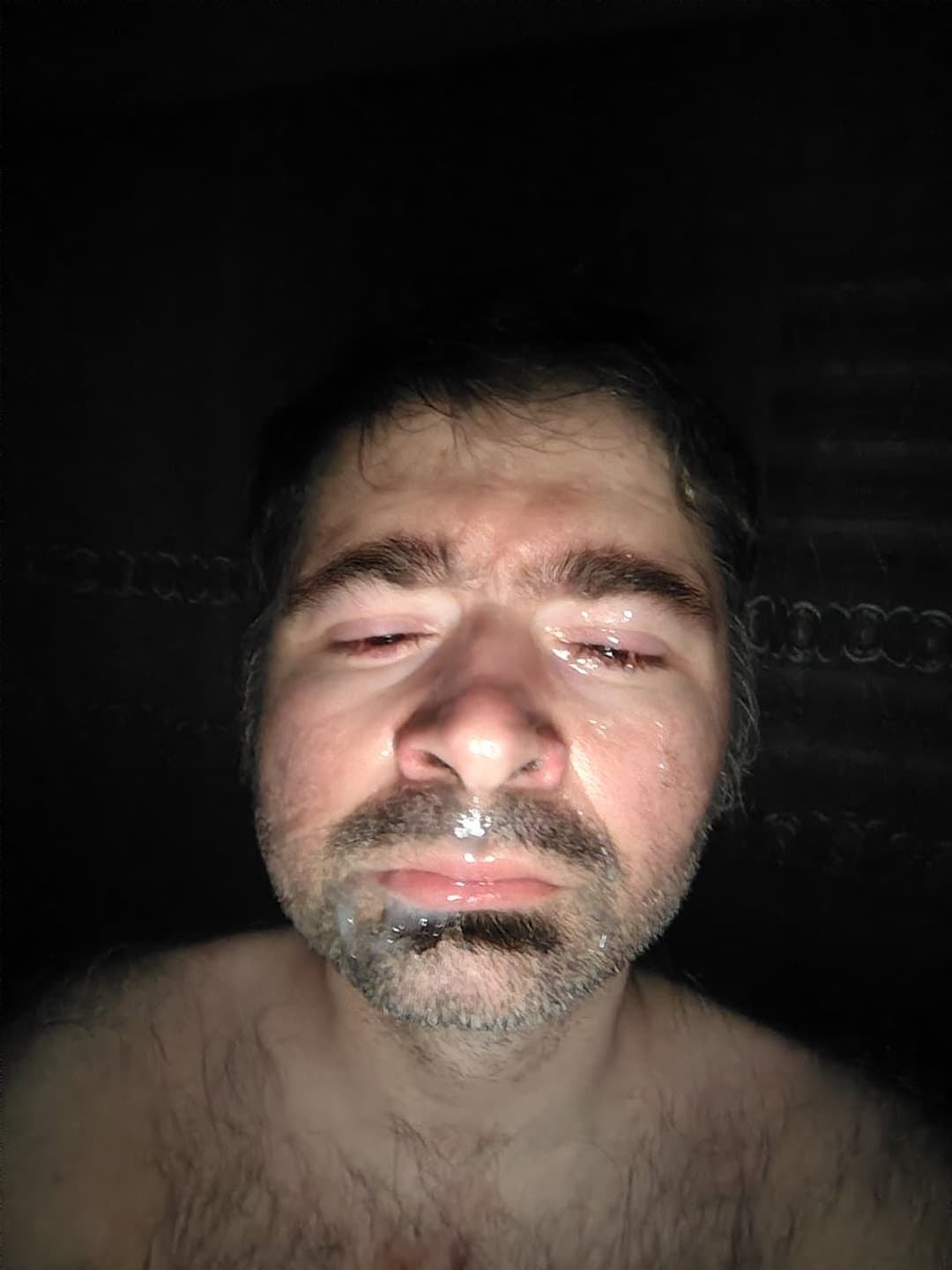 Splattered By My Own Cum