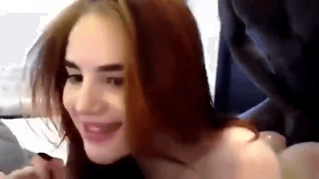 Redhead European pounded by African BBC