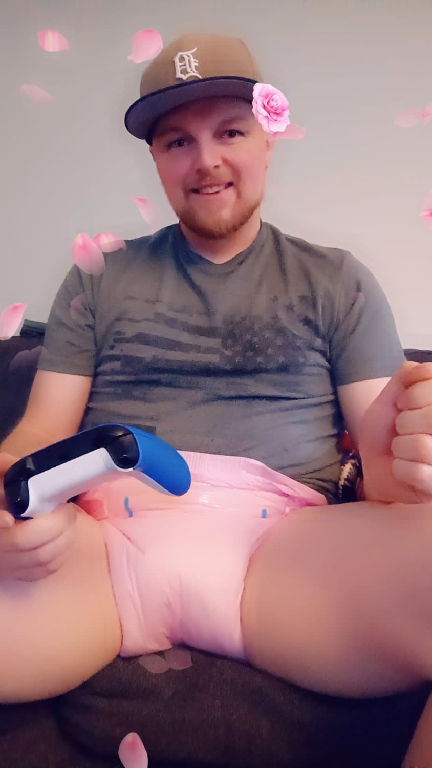 Diaper sissy Derek chew