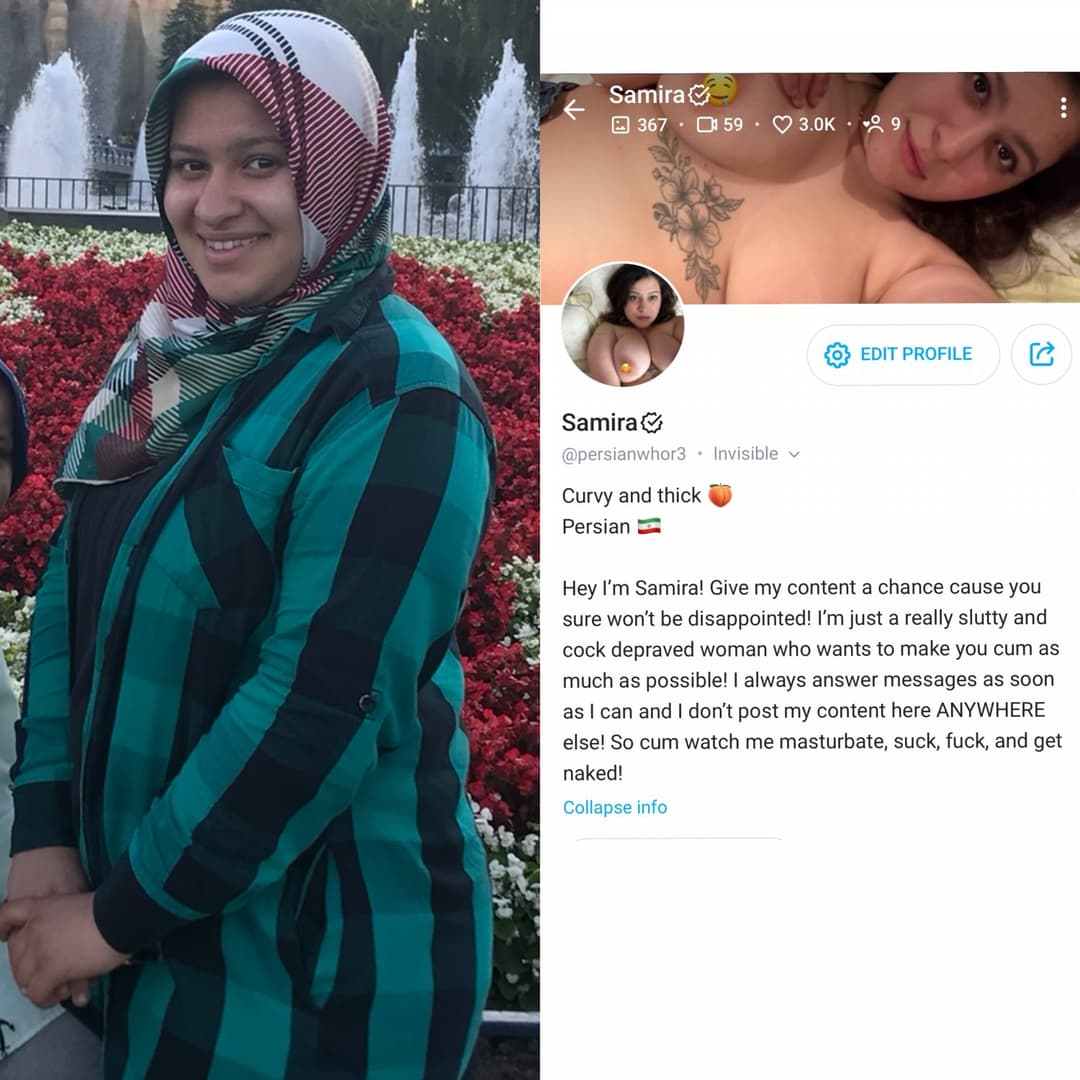 Iranian Persian Muslim Hijabi Whore