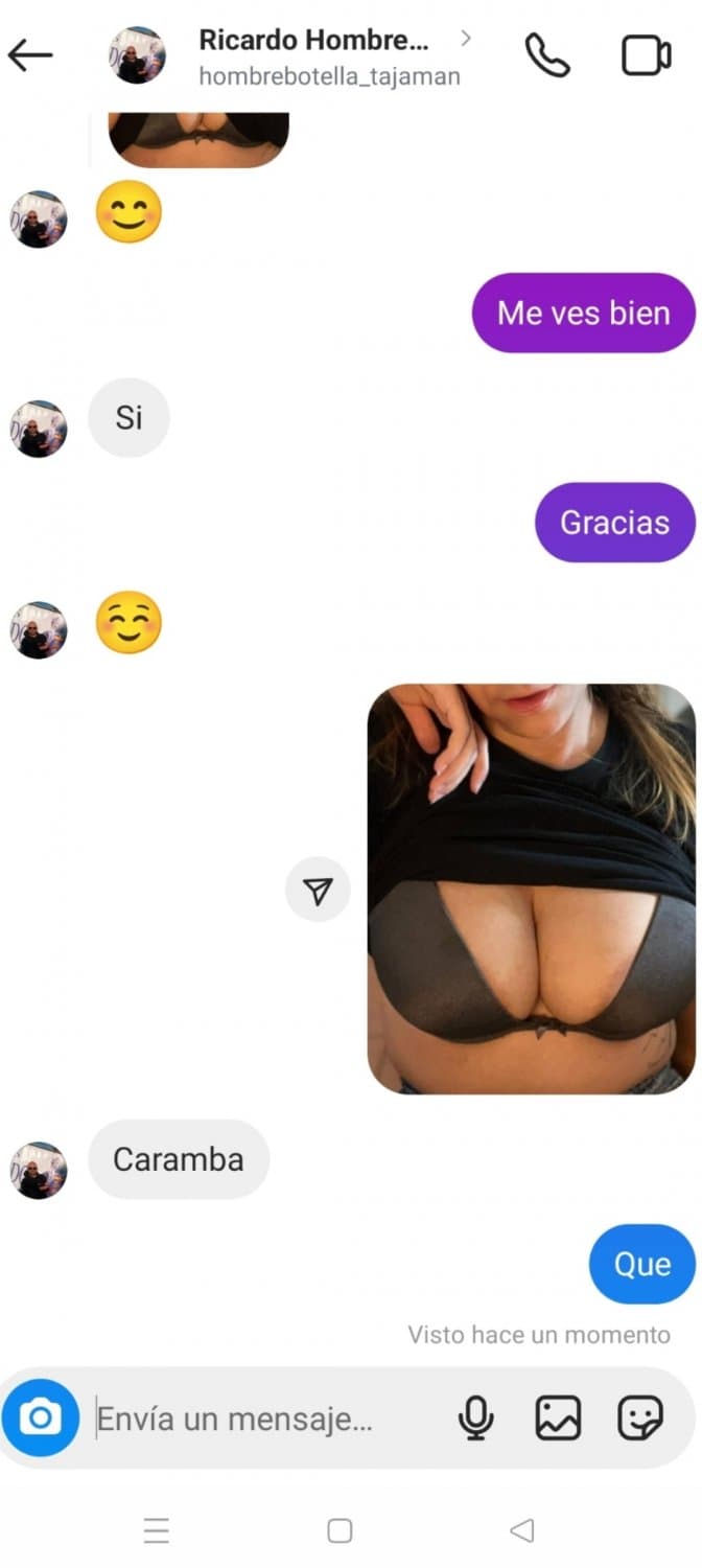 La exmujer de un amigo le escribe y el amigo se lo goza con la cerda (María Jesús Mata)