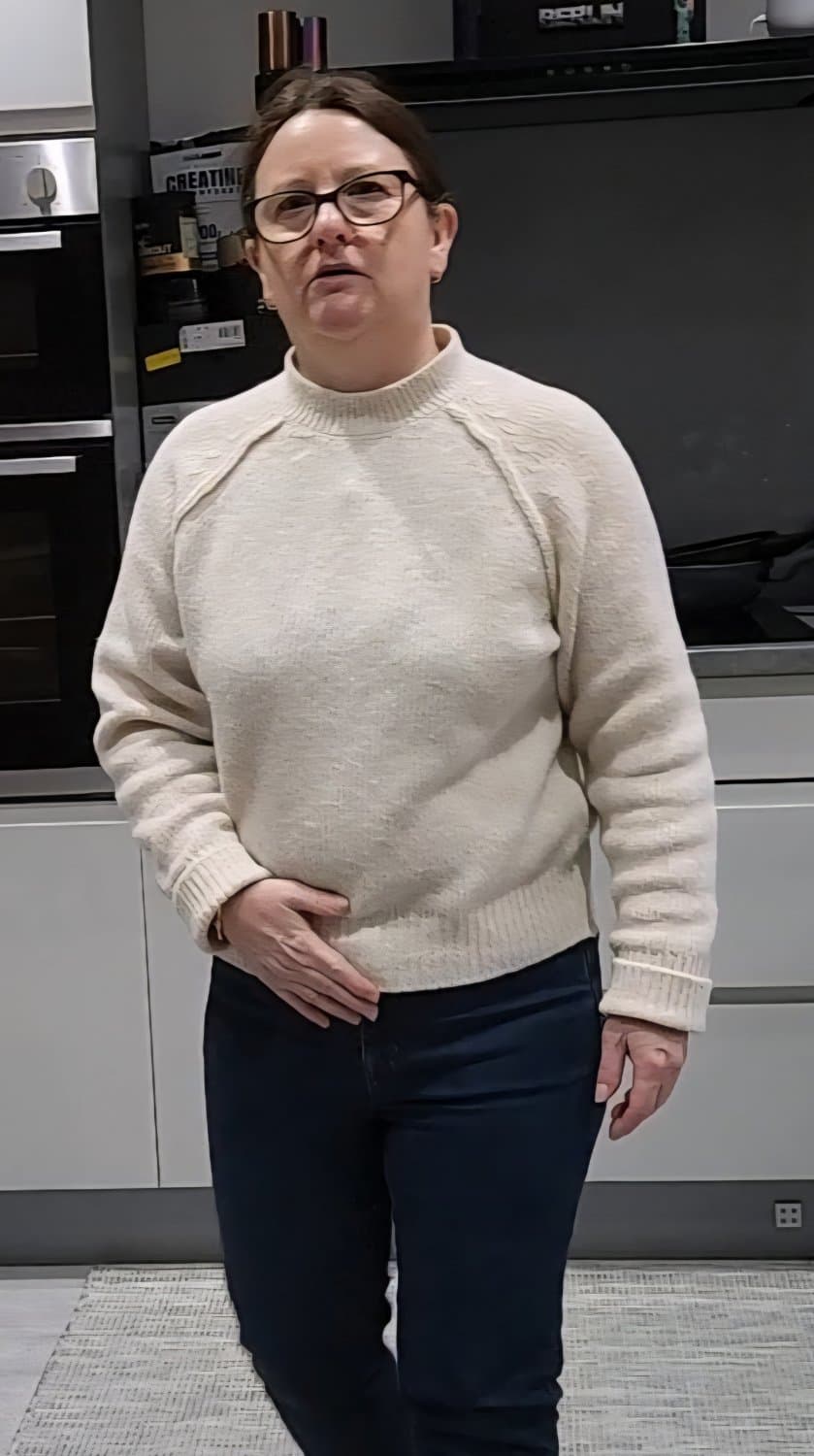 Quick flash of her little milf tits!  Let me know if you want to see her flash in any of our pics!