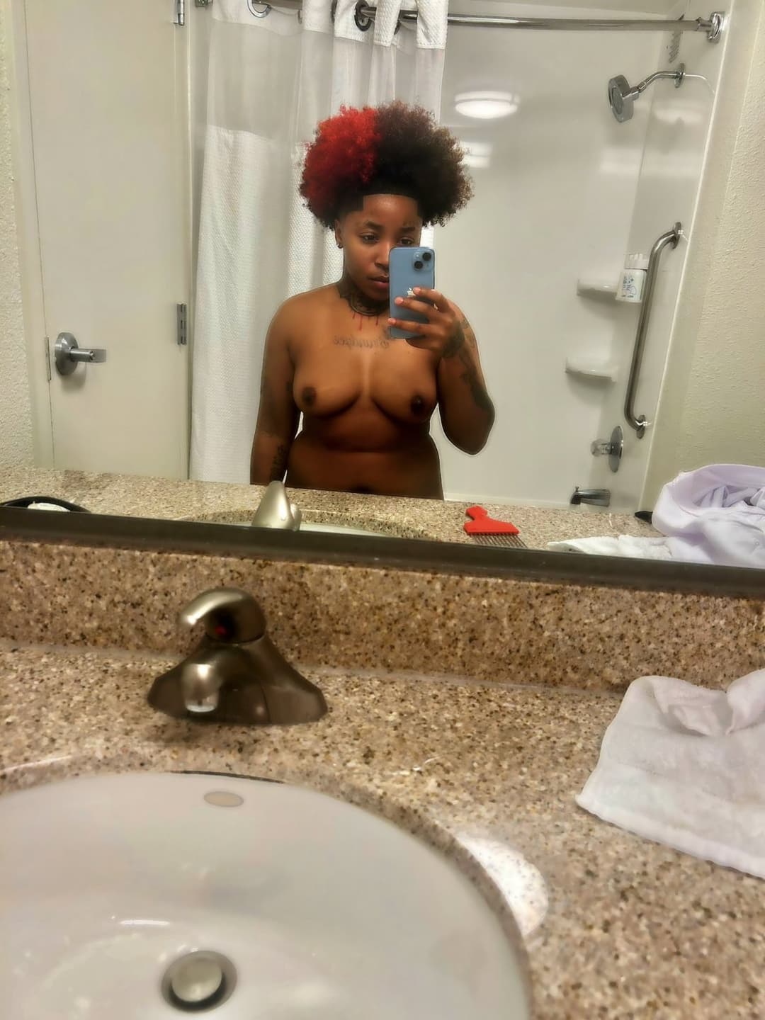 Black tomboy Ebony dyke stud Hoodrxch P3