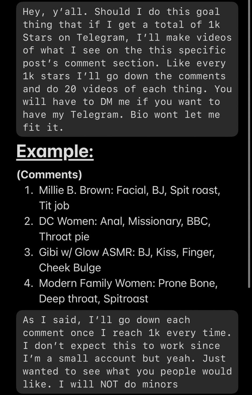 A Way For You Guys To Decide On What I Do, In A Way