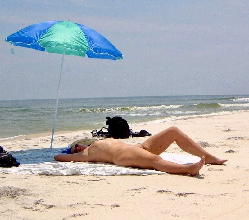 Jill from Iowa Nude on Ship Island