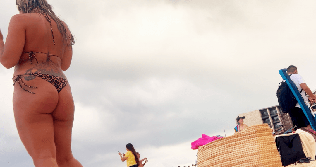 Animal Print Big Titty & Ass Bikini