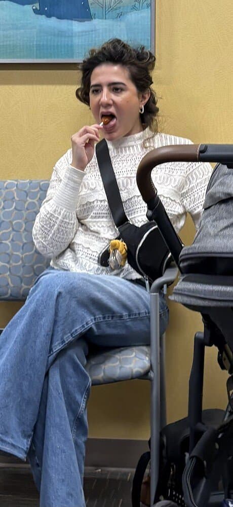 Milf sucking lollipop like a cock, dick practice ??.