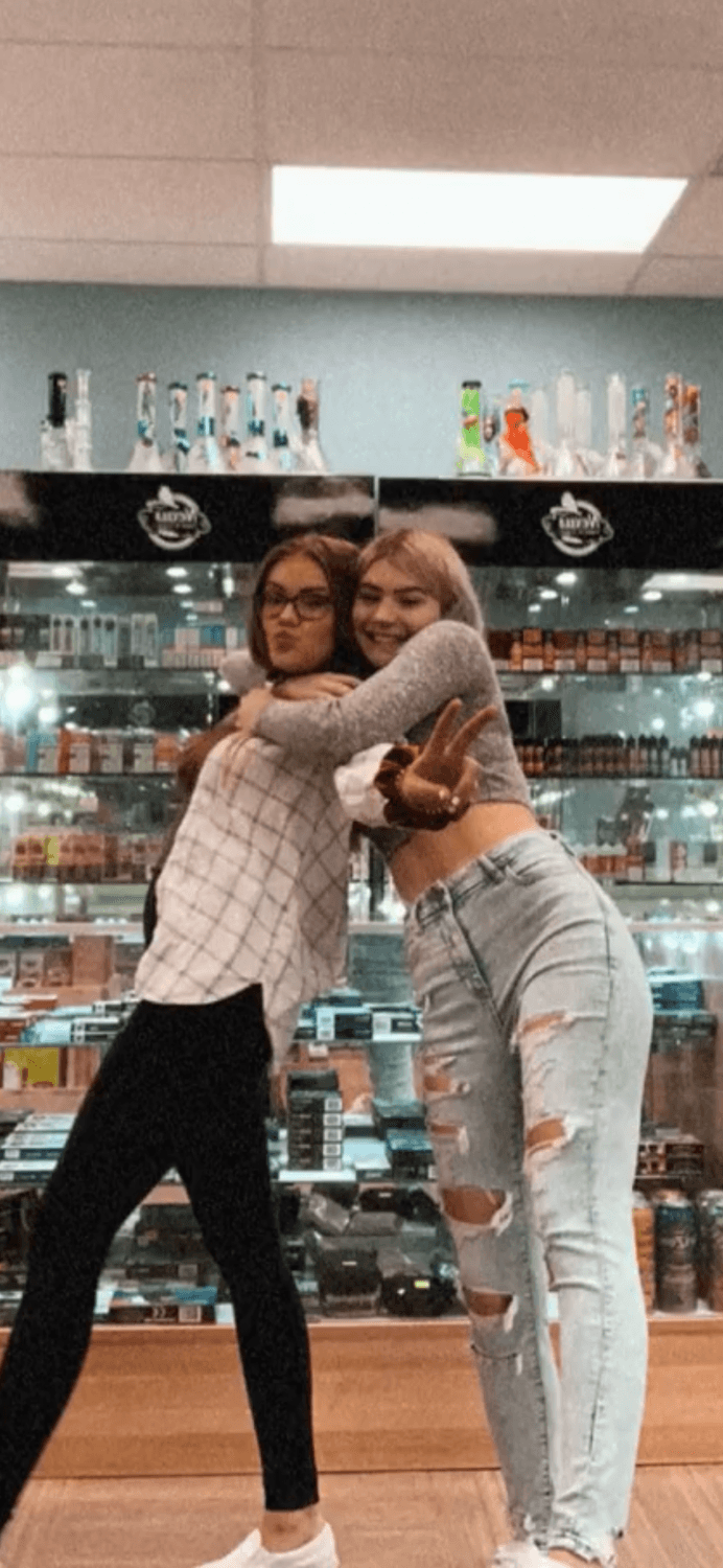 Sad watching the blonde join her friend making out by pulling his cock out in front of me