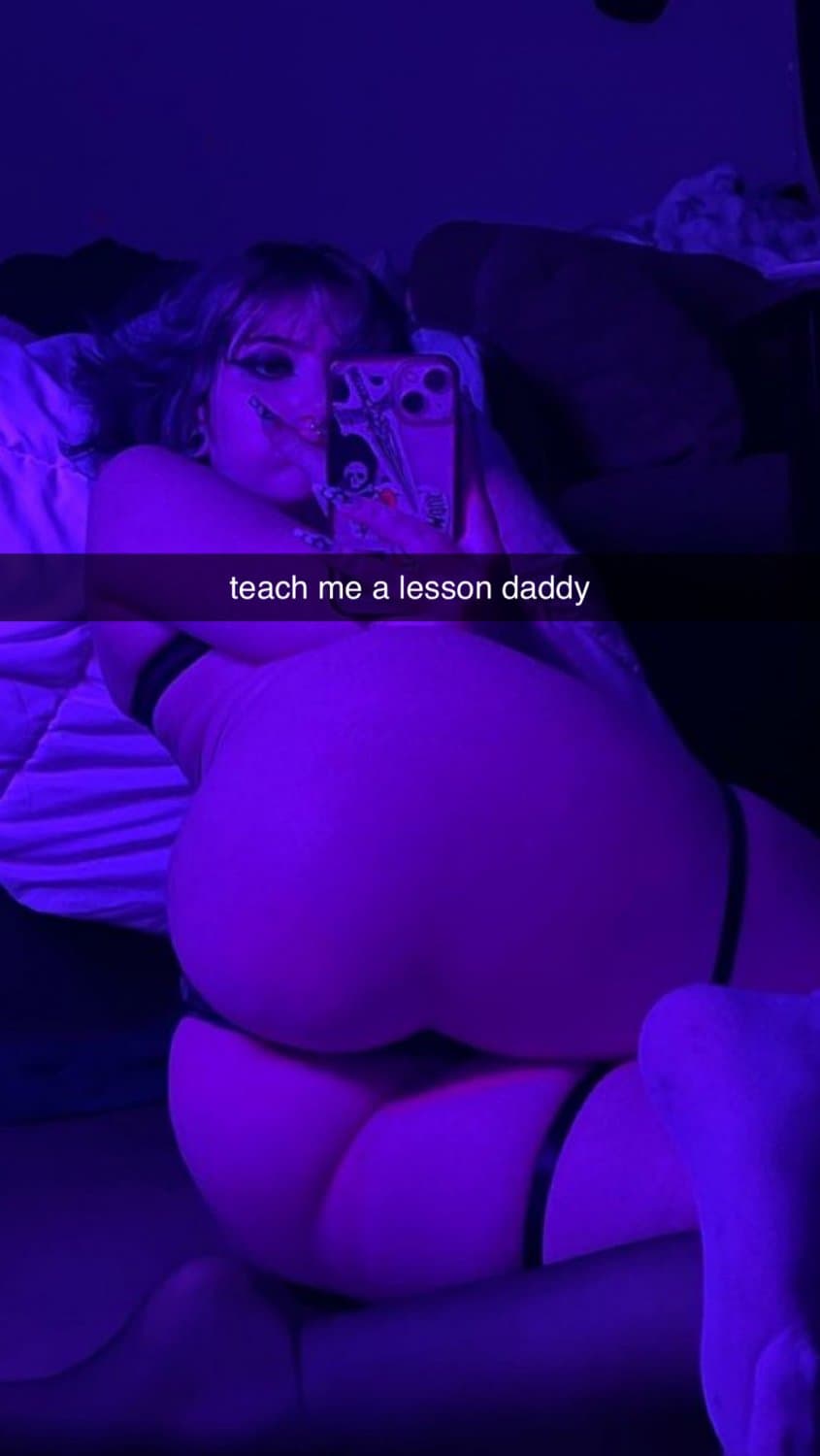 Pale goth teen is a slut for my BWC