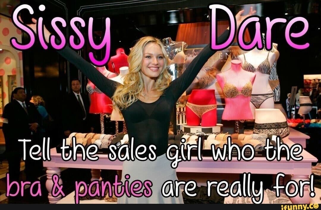 Are you going shopping today? Are you going to accept this dare from your Master?