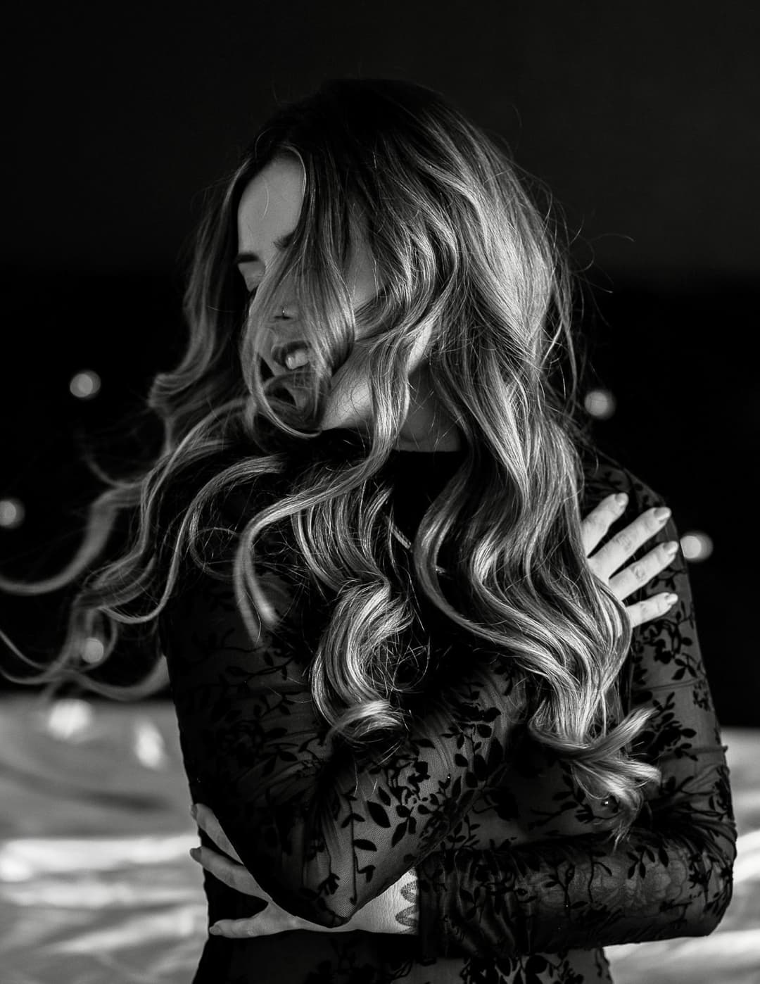 Click to view full size Intensely beautiful brunette boudoir