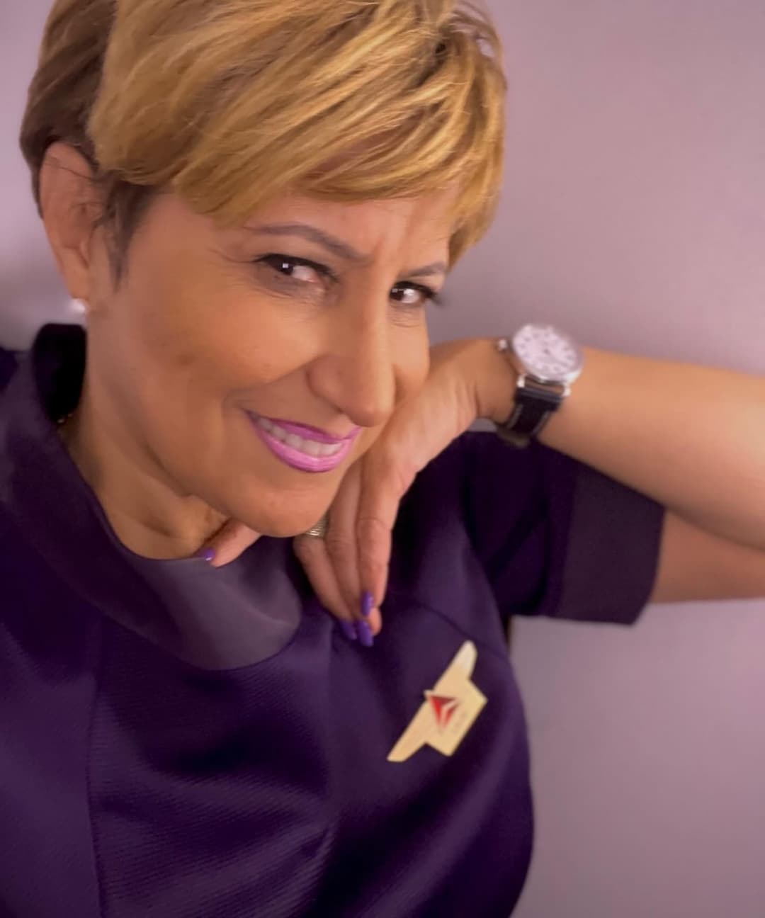 Thick Gilf flight attendant 2