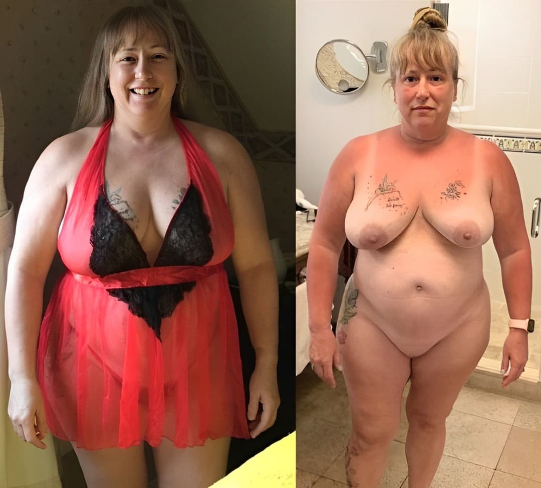 Clothed and naked Betty