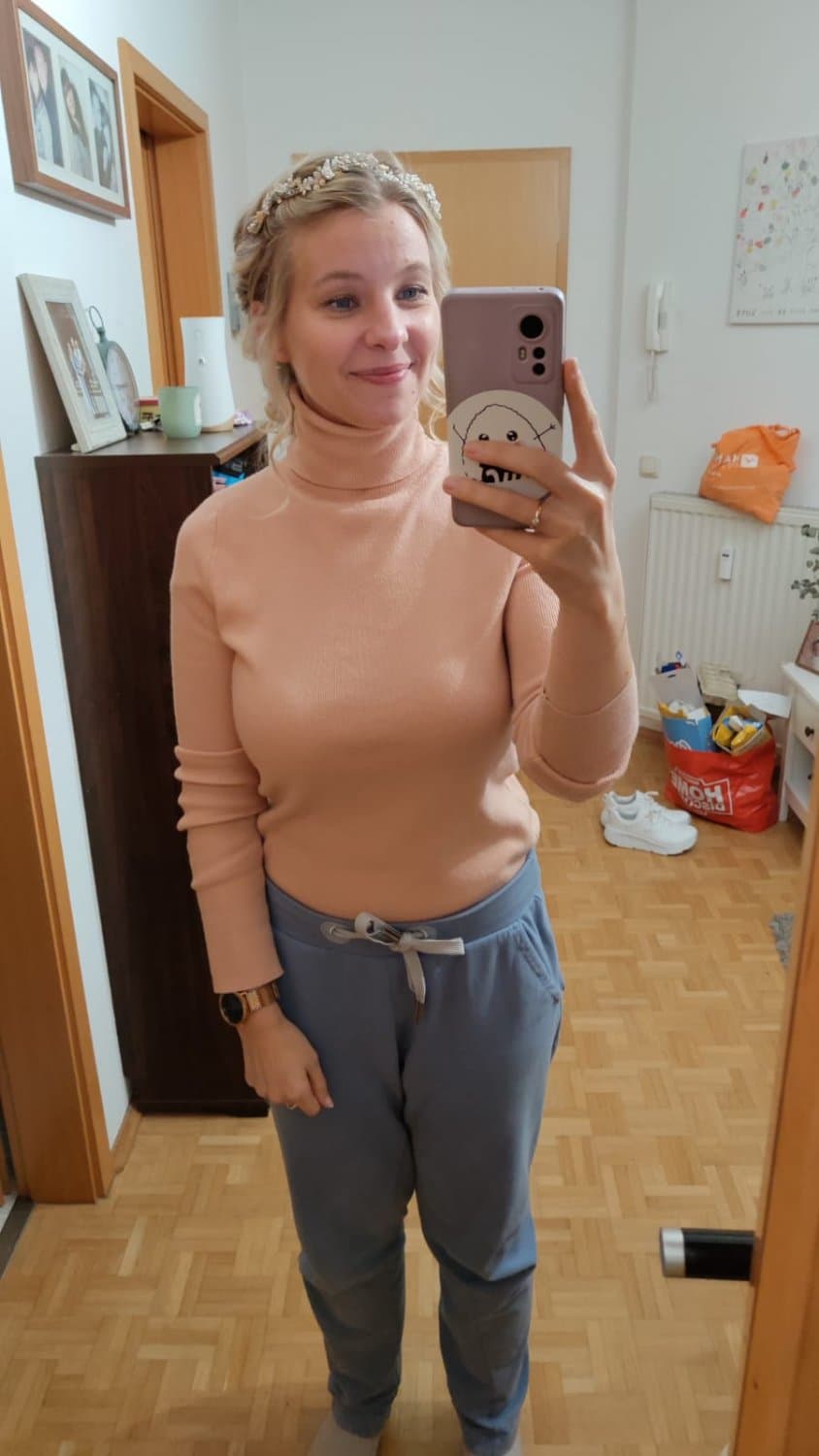 My German Blonde Wife with her Flower Crone - Tryon