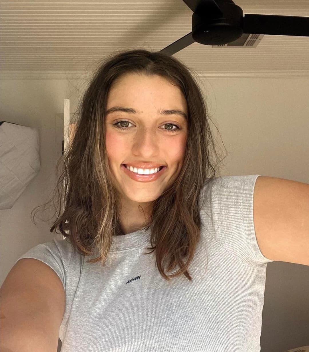 Bella Robertson with cornrows trolling for BBC.  Sexy body built for black cock and gooning.