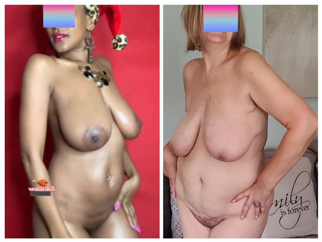 COLLAGE Side by Side Comparison Ebony