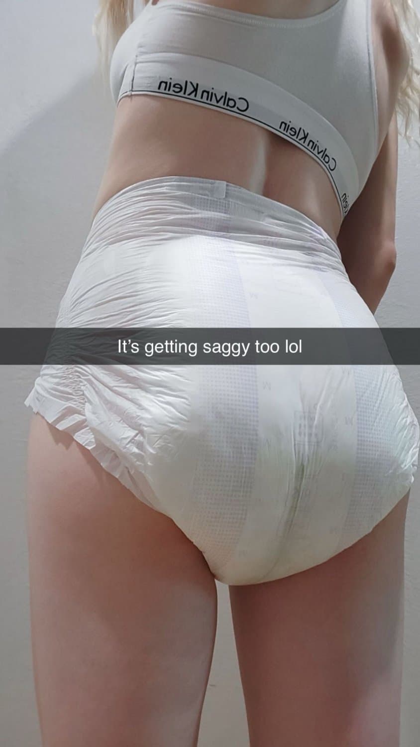 Click to view full size Blonde smoke show secretly wears diapers!