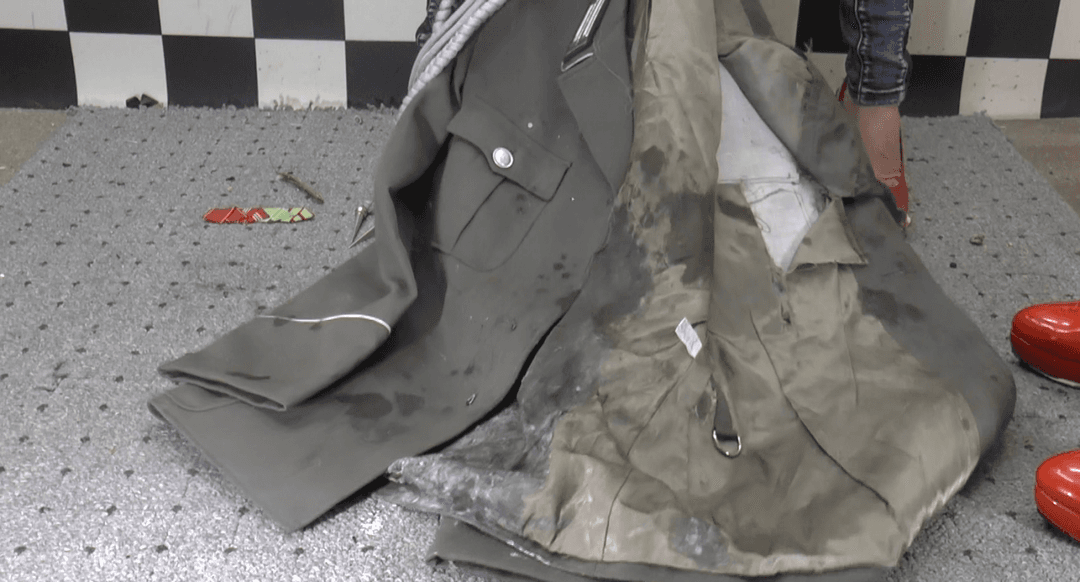 Crushing Old rare German Uniform
