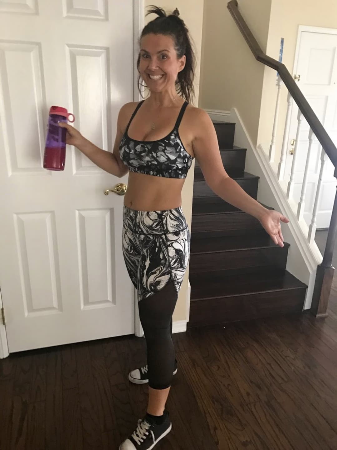 Best Friends mom working out