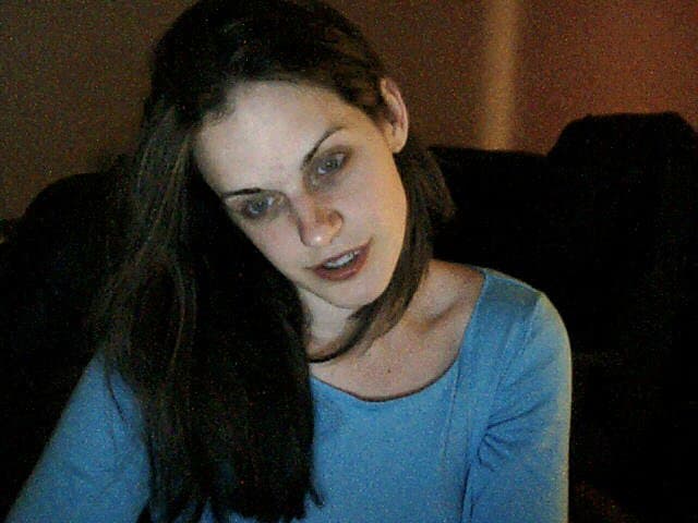 Beautiful Teen Brunette In Braces Loves Attention From Strangers