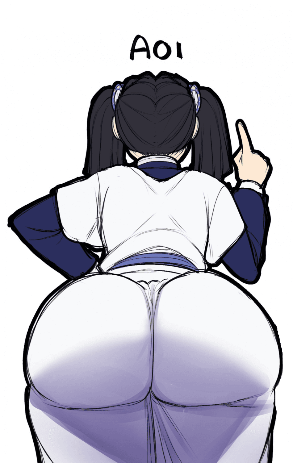 The Best Fat Ass of Butterfly Mansion was....Aoi