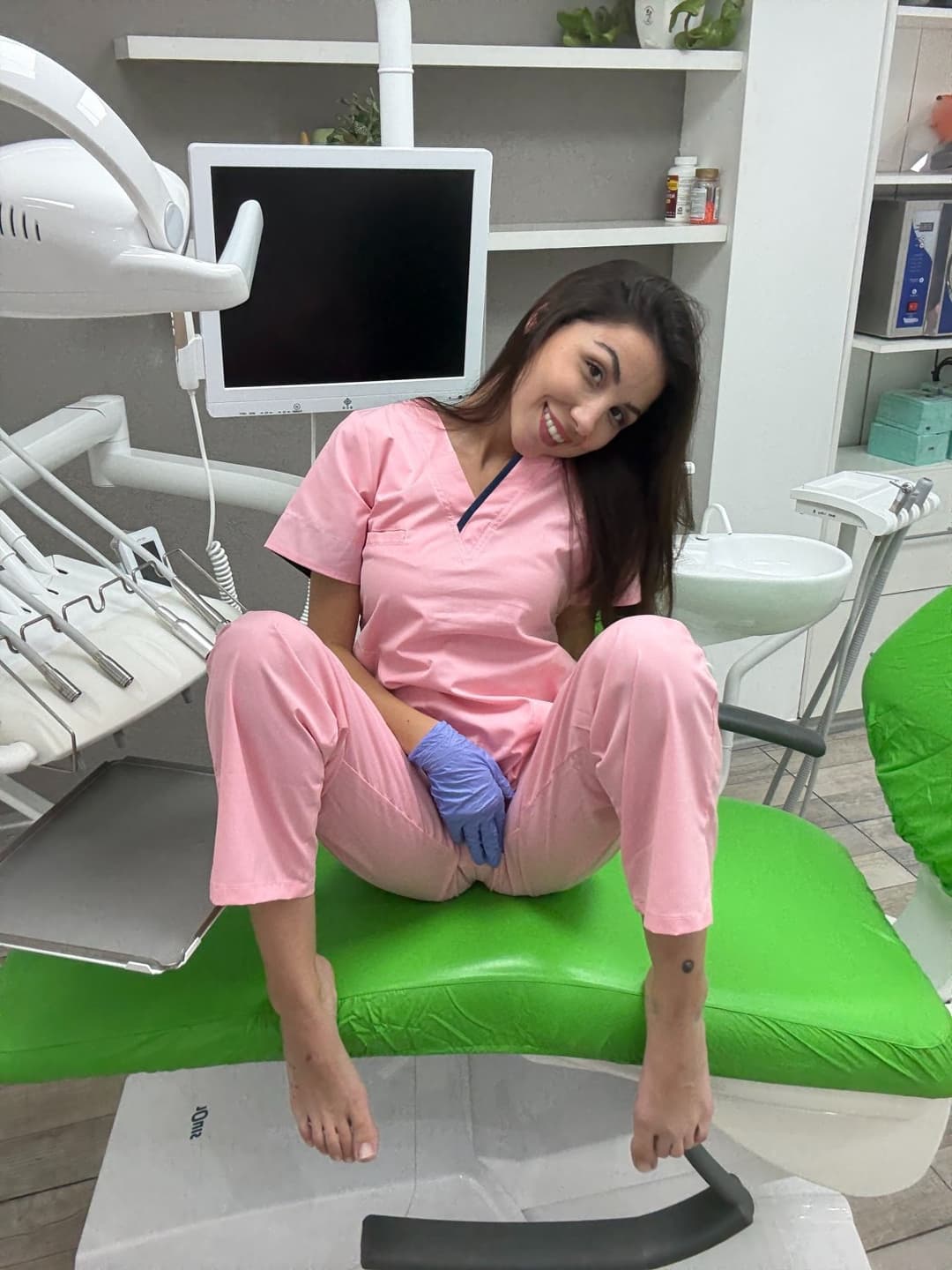 The best appointment is with your slutty dentist