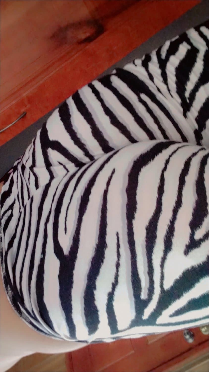 Culo en pijama de cebra