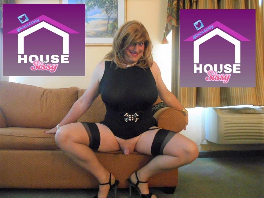 Sexy Sissy In Little Black Dress