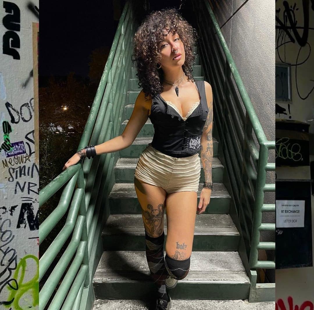 Latina Goth Slut Hottie METAL SLUT