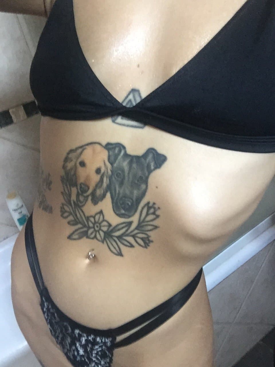 Art on my body, but the real masterpiece is how you’ll make me moan