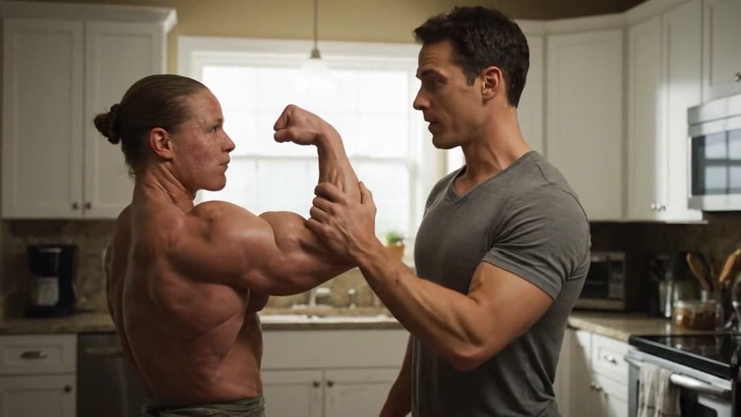 Hypertrophic muscular nudism