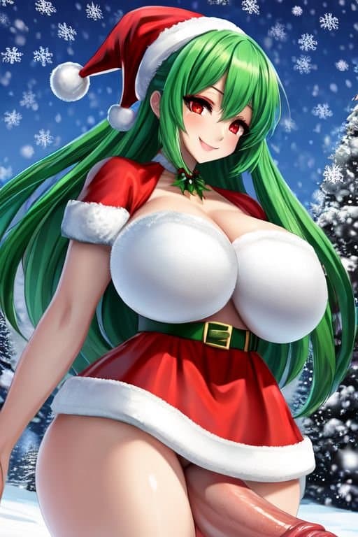 Holiday Futanari | My gift from me to you is two albums of AI porn! Happy Holidays!
