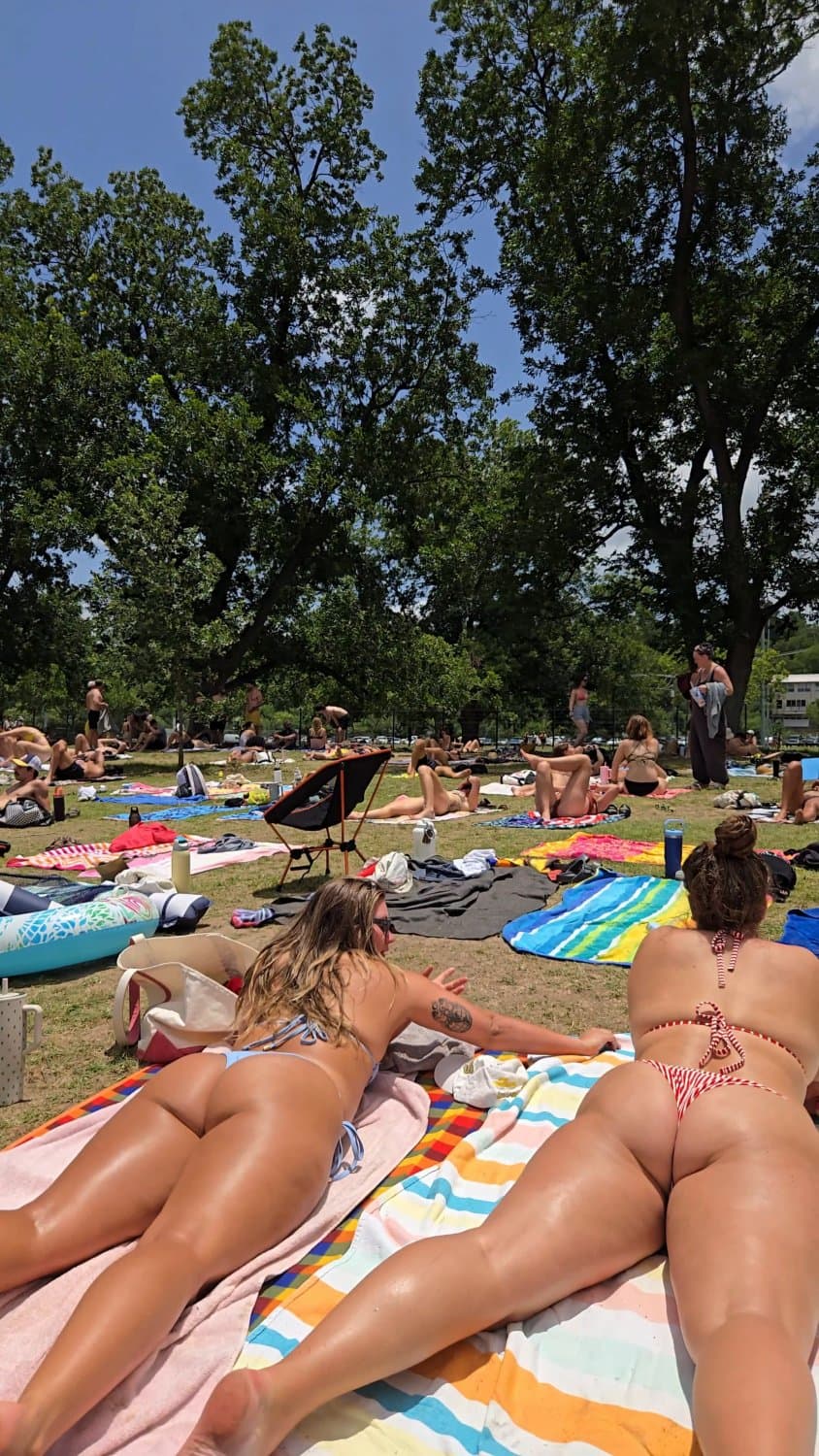 Down by the river. Babes found online. Which ass you choosing ?