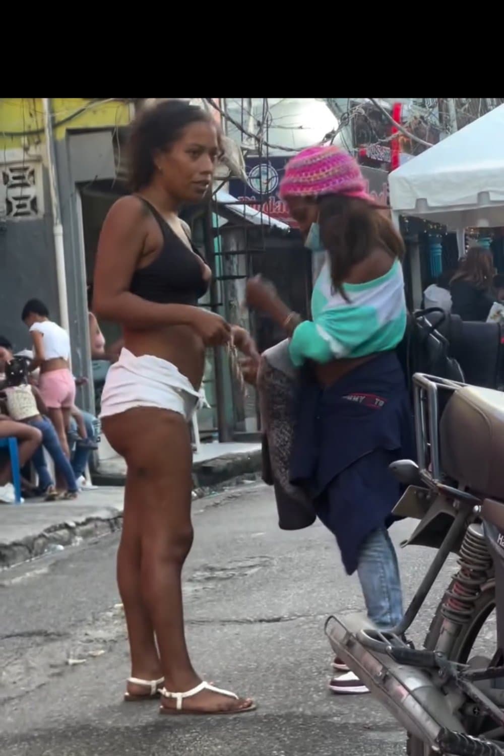 Dominican slut id impregnate ?