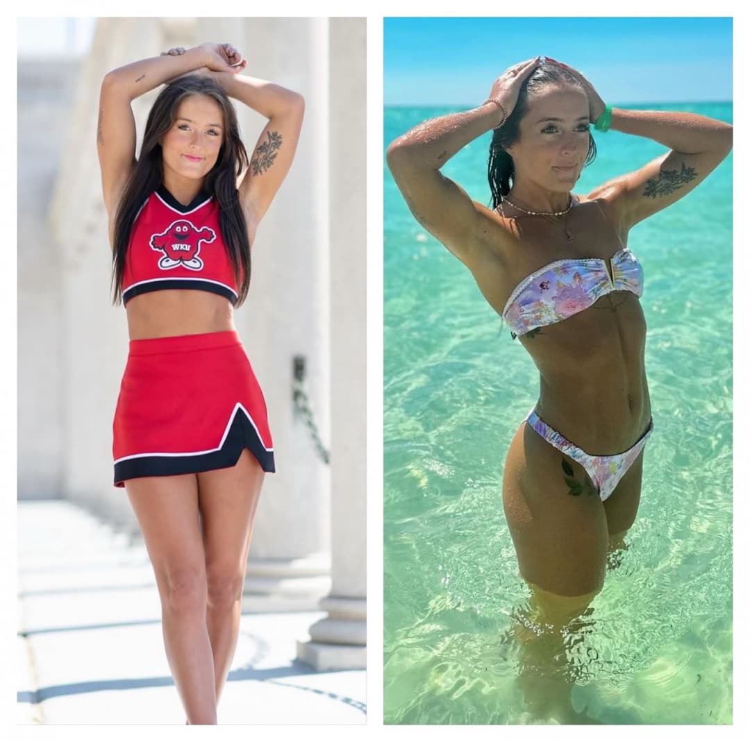 Tight College Cheerleader Melody (Bikini)(Uniform)